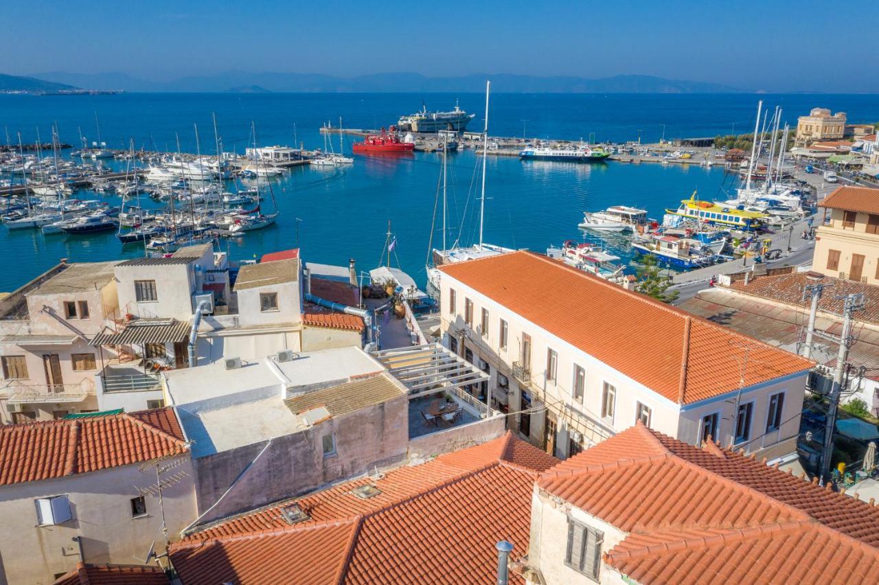 The Roof - Flat Sea View In Aegina Town Exterior foto
