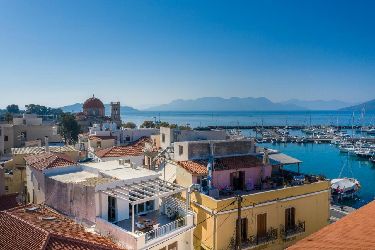 The Roof - Flat Sea View In Aegina Town Exterior foto
