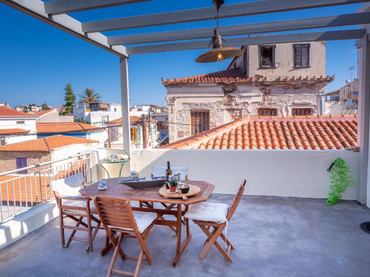 The Roof - Flat Sea View In Aegina Town Exterior foto