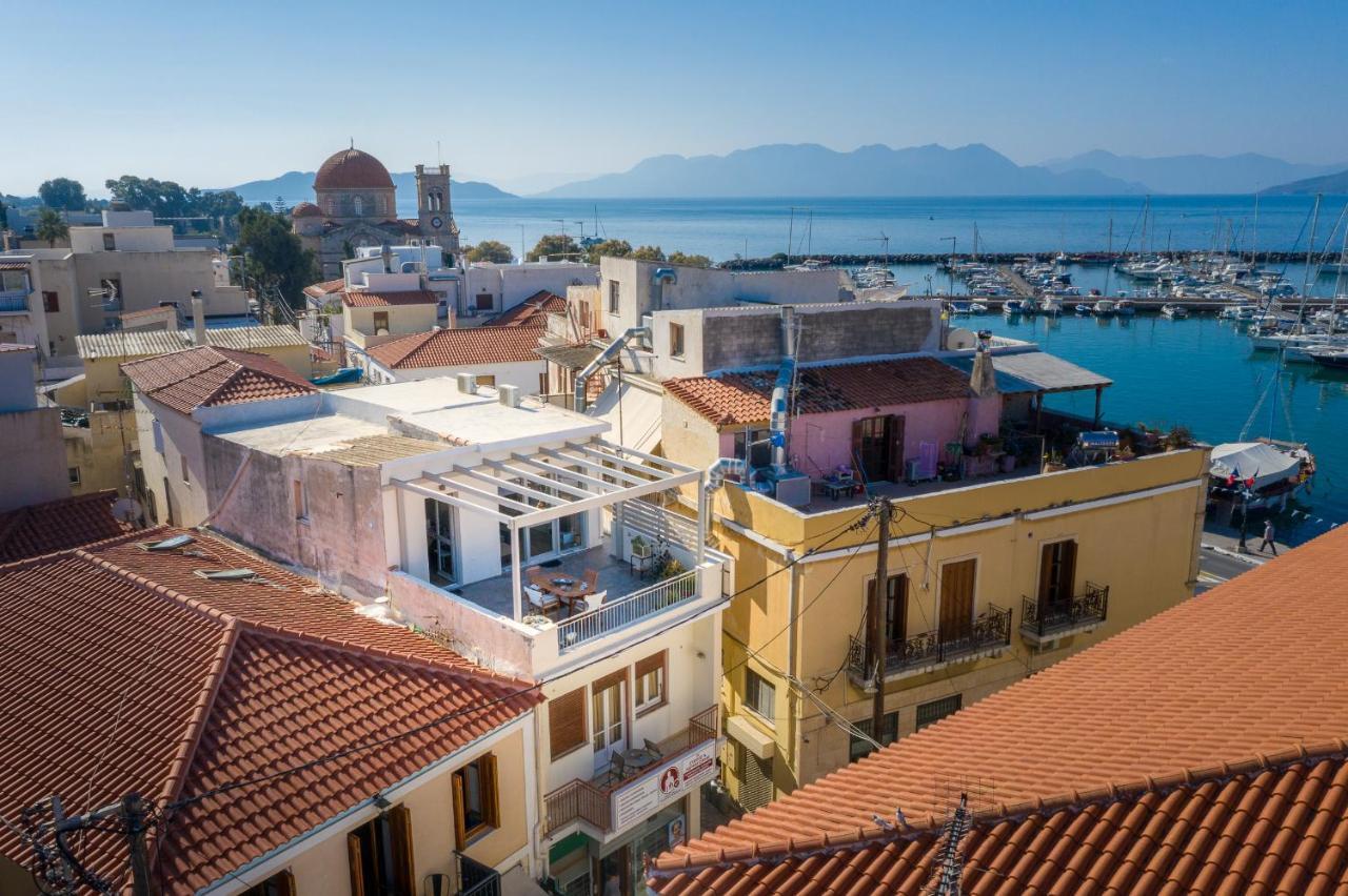 The Roof - Flat Sea View In Aegina Town Exterior foto